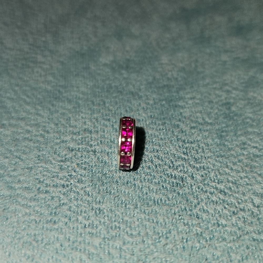 Pandora Magenta Pavé Charm